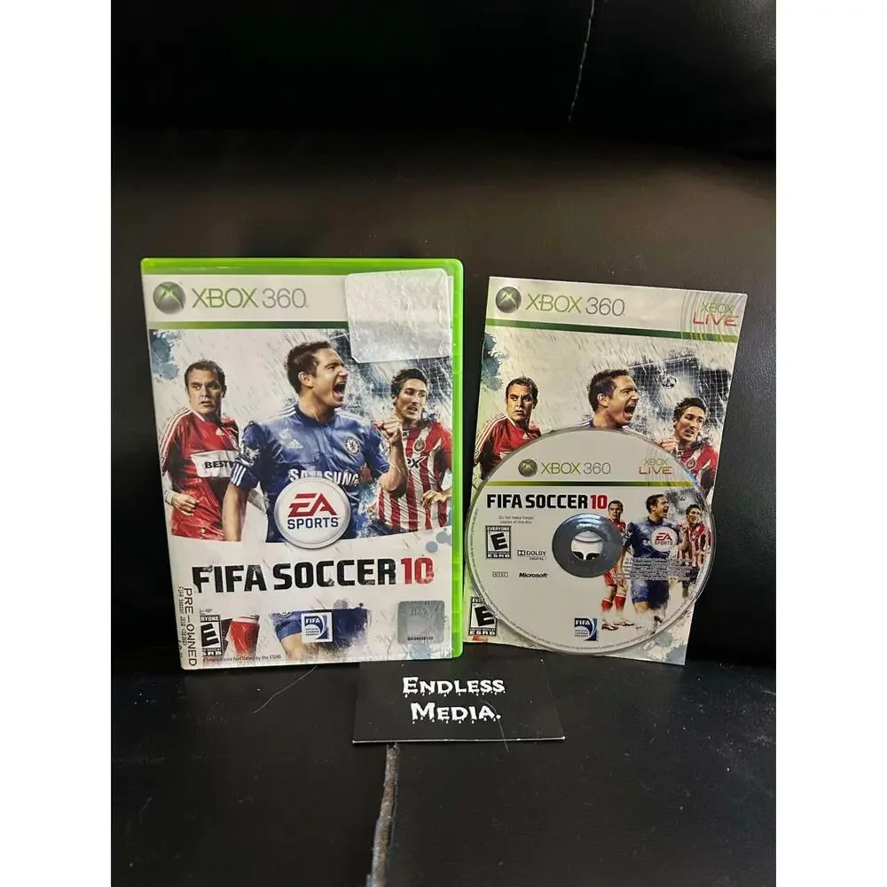 FIFA Soccer 10 Microsoft Xbox 360 CIB Video Game